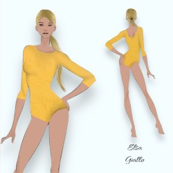 Body giallo semplice