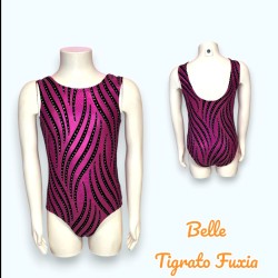 BELLE Tigrato Glitter - Body senza maniche