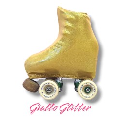 Copripattini Lycra Glitter Giallo