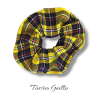 Scrunchie Tartan Giallo