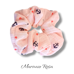 Scrunchie Rosa Marinaio