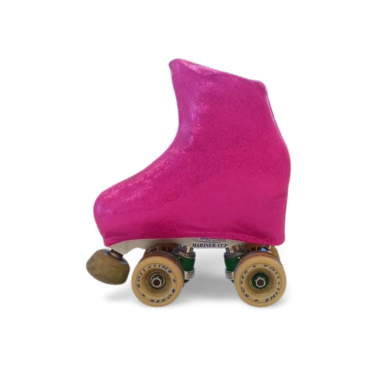 Copripattini Lycra Fuxia Glitter