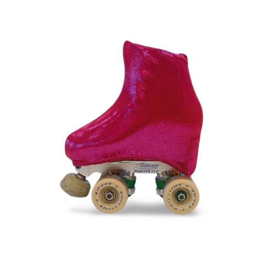 Copripattini Lycra Magenta Glitter