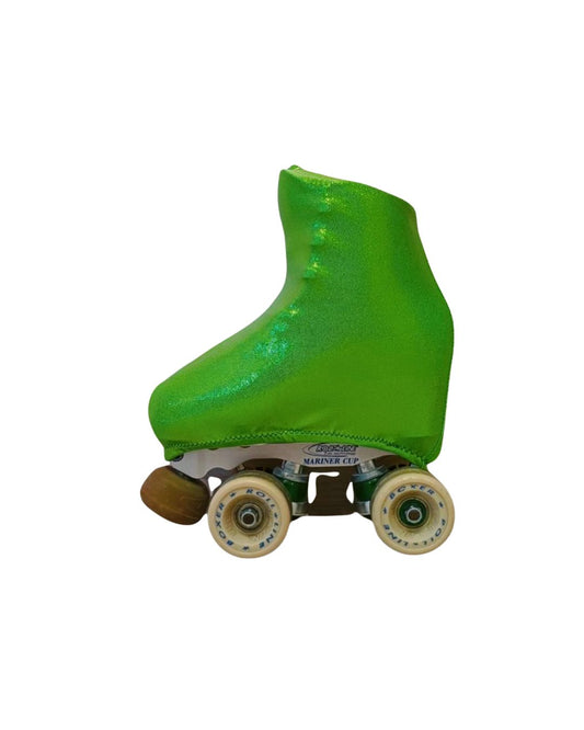 Copripattini Lycra Verde Fluo Glitter