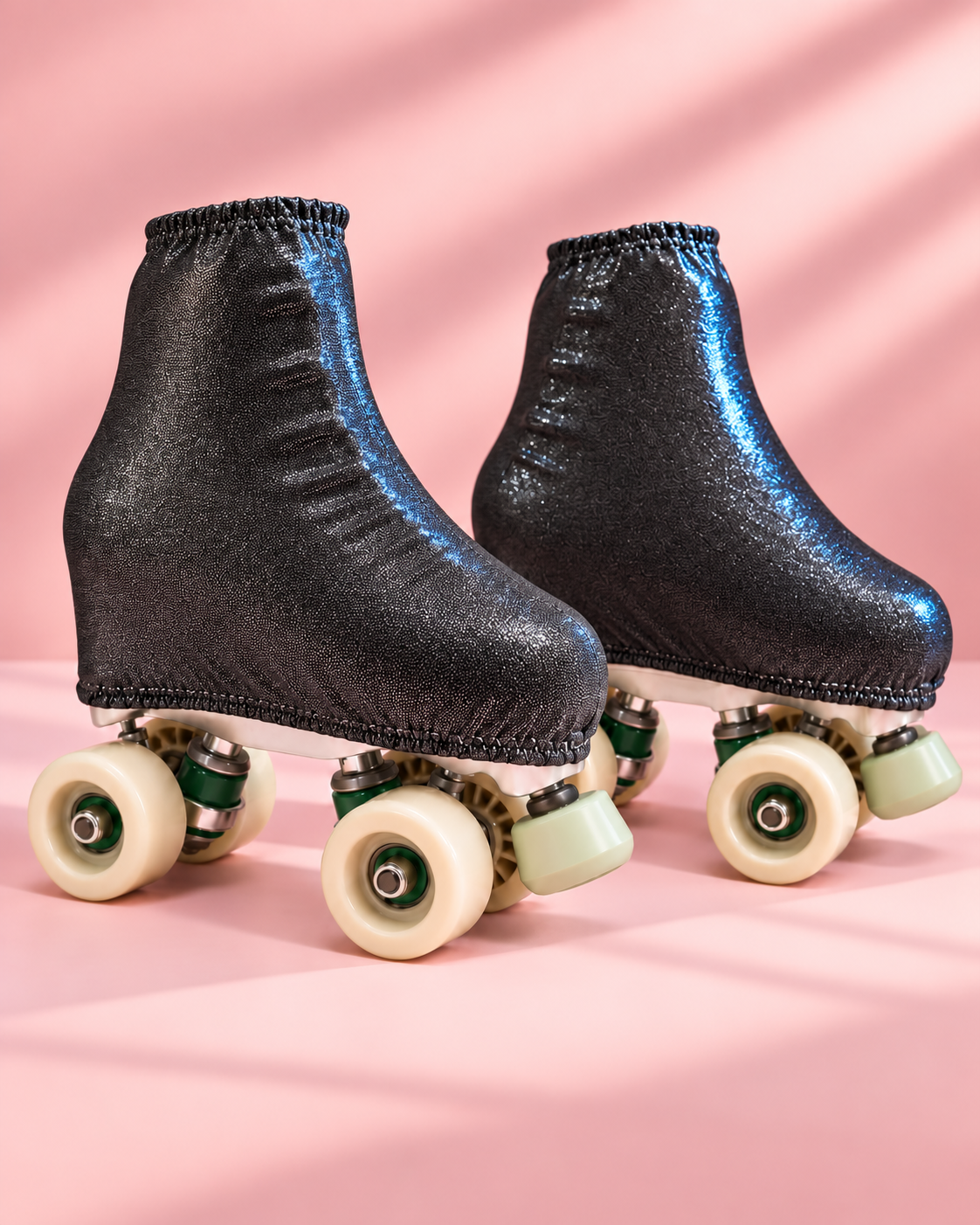 Copripattino NERO/ARGENTO GLITTER